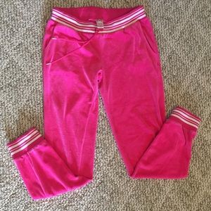Juicy couture velour jogger sweats